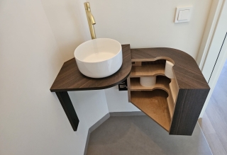 Toiletmeubel rond 