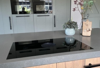 Keuken eiken groen op maat 