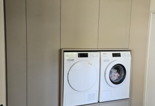 Wasruimte op maat beige